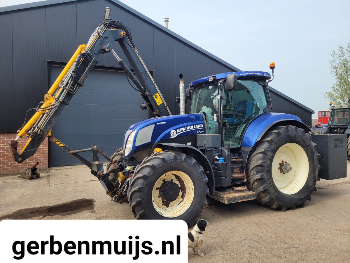 New holland t7210 front hef +aftakas