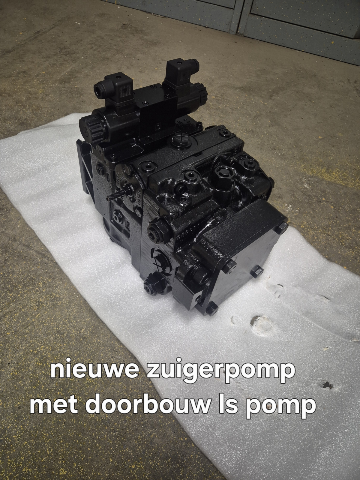 Nieuwe pomp voor afzuiging